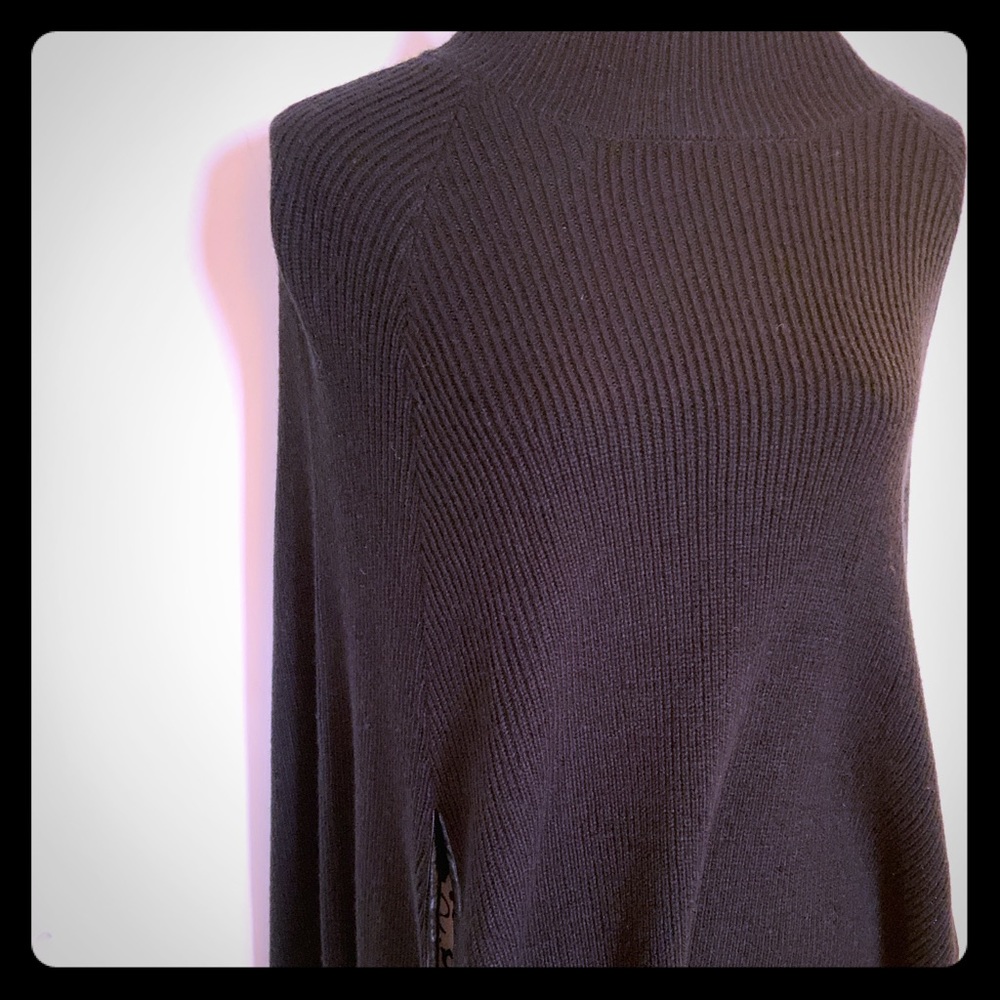 Mock Neck Cape/ Poncho